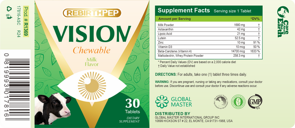 Vision Chewable Milk Flavor